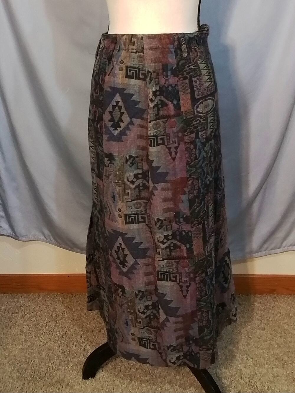 Gotcha Covered skirt southwest style fabric